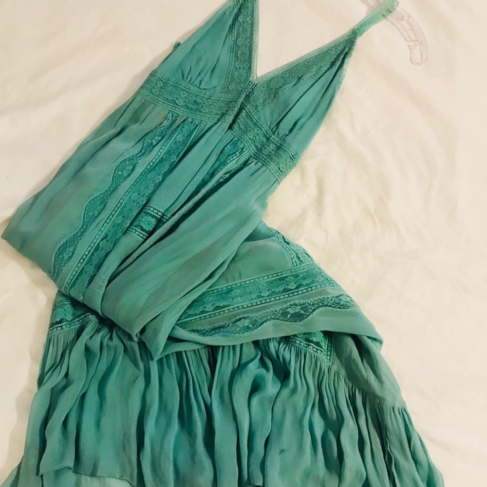 Gold Hawk maxi dress size S